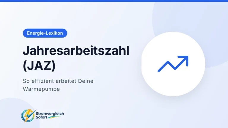 Titelgrafik Jahresarbeitszahl (JAZ): So effizient arbeitet Deine Wärmepumpe