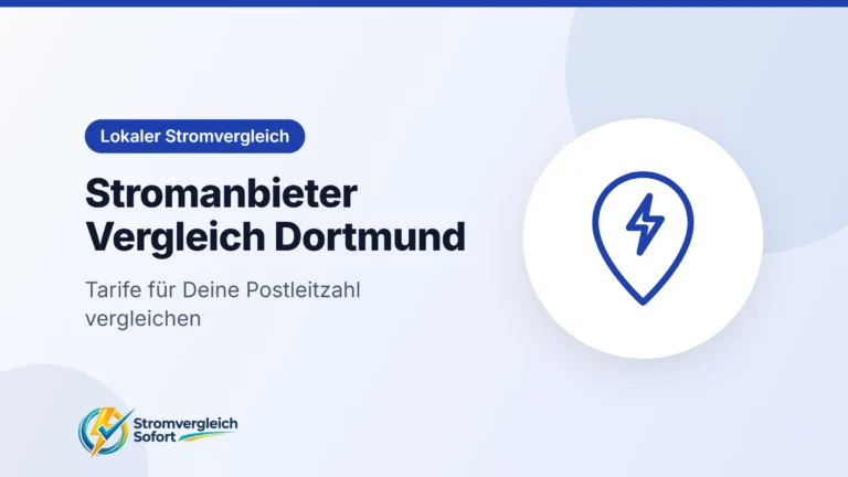 Titelgrafik Stromanbieter Vergleich Dortmund: Tarife für Deine Postleitzahl vergleichen