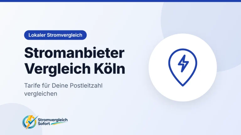 Titelgrafik Stromanbieter Vergleich Köln: Tarife für Deine Postleitzahl vergleichen