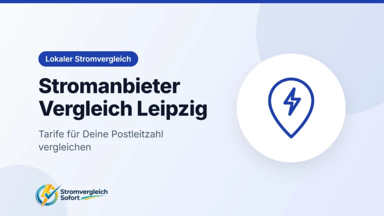 Titelgrafik Stromanbieter Vergleich Leipzig: Tarife für Deine Postleitzahl vergleichen